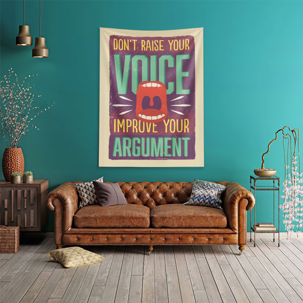 wall-tapestry-decor-7645-02 Motivasyon Sözleri Duvar Örtüsü 7645