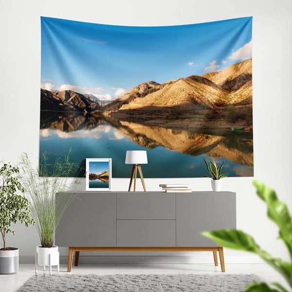 Doğu Anadolu Dağ ve Göl Yansıması Doğa Manzarası Duvar Örtüsü 11654