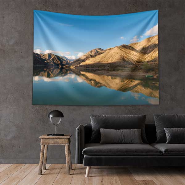 Doğu Anadolu Dağ ve Göl Yansıması Doğa Manzarası Duvar Örtüsü 11654