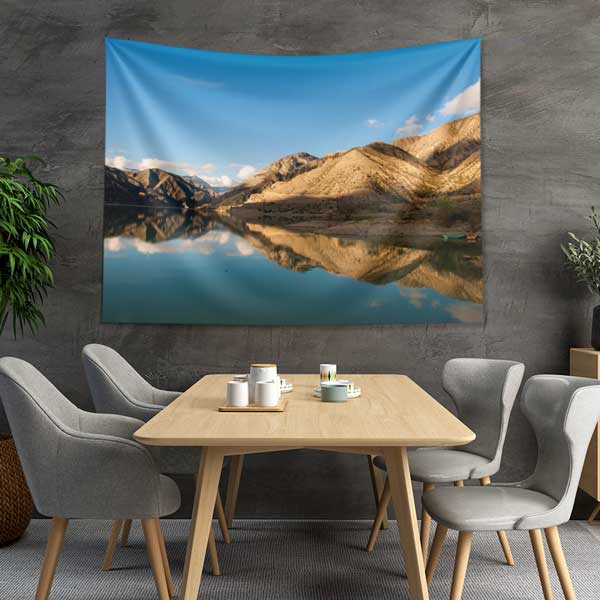 Doğu Anadolu Dağ ve Göl Yansıması Doğa Manzarası Duvar Örtüsü 11654