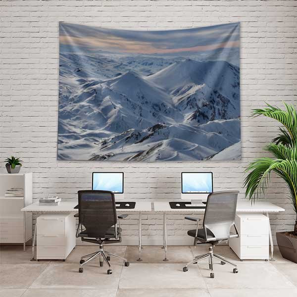 Doğu Anadolu Karlı Dağ Manzarası Duvar Örtüsü 11658