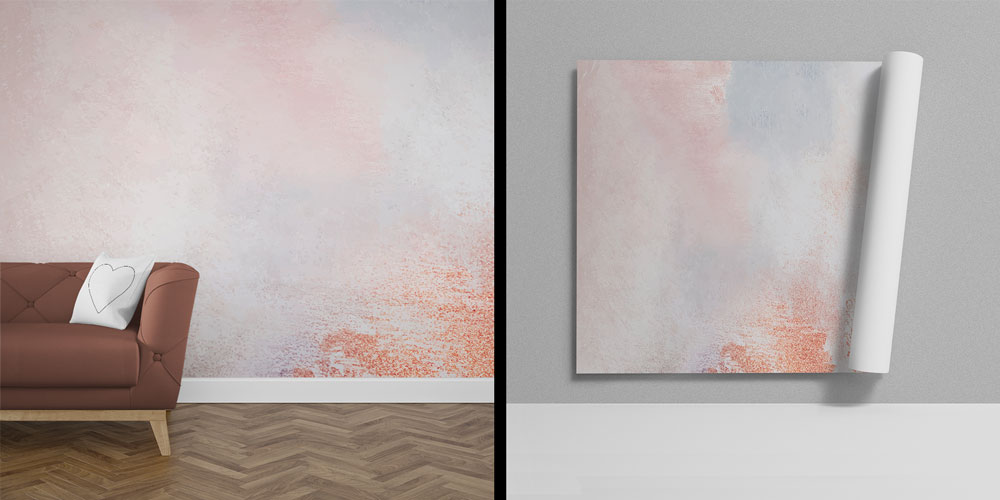 Minimal Beton Efektli Duvar Kağıdı 4169