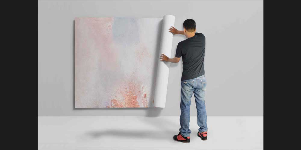 Minimal Beton Efektli Duvar Kağıdı 4169