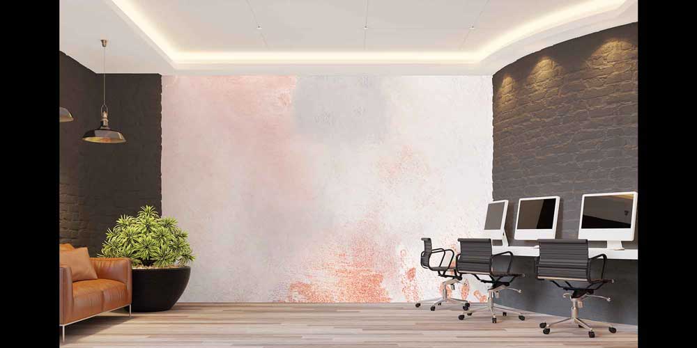 Minimal Beton Efektli Duvar Kağıdı 4169