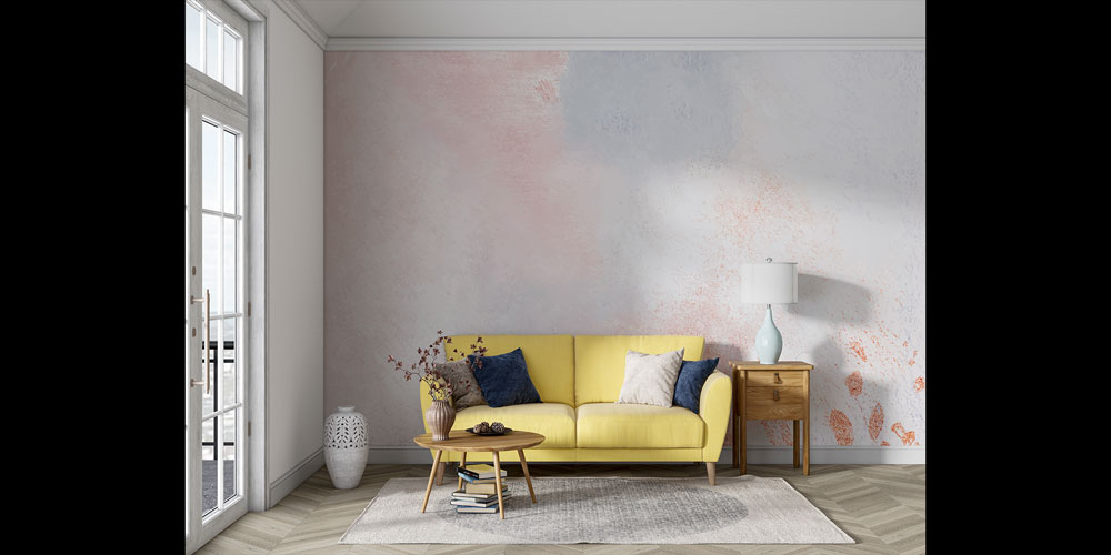 Minimal Beton Efektli Duvar Kağıdı 4169