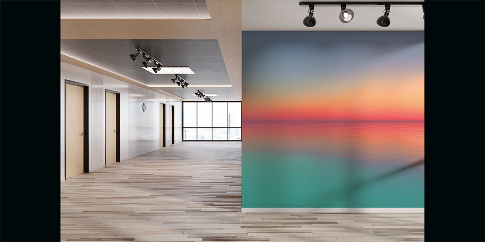 Sakin Deniz Gün Batımı Manzaralı Duvar Kağıdı 7440