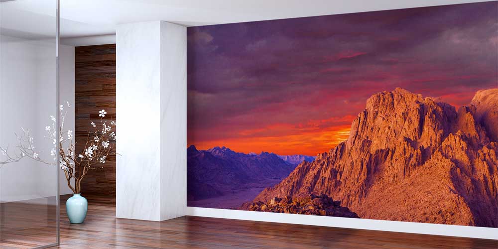 Kızıl Dağ Günbatımı Duvar Kağıdı 12782