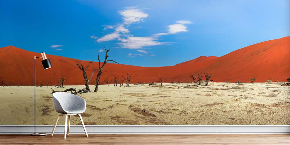 Kızıl Çöl ve Kurumuş Ağaçlar Duvar Kağıdı 12790