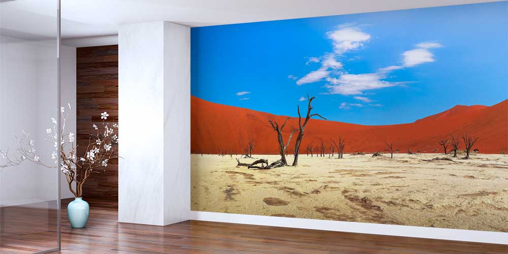 Kızıl Çöl ve Kurumuş Ağaçlar Duvar Kağıdı 12790