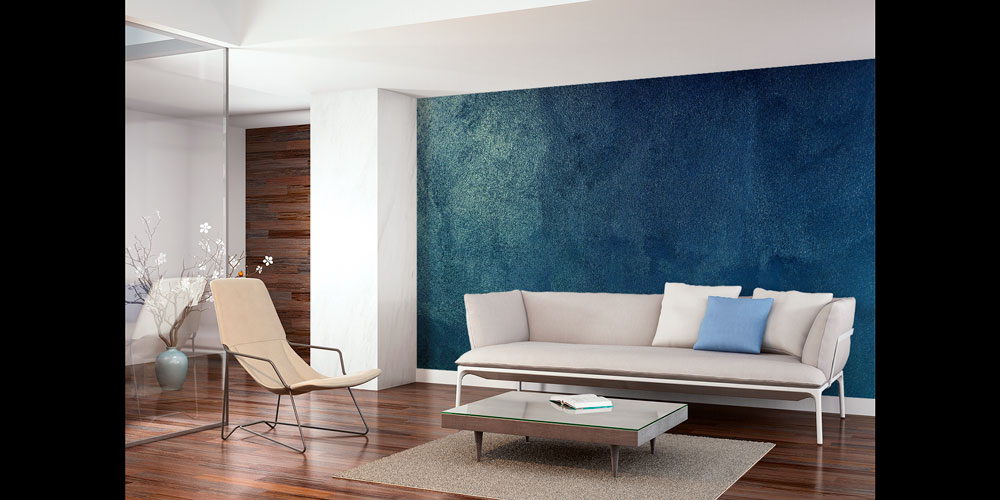 Lacivert Dokulu Duvar Kağıdı 5240