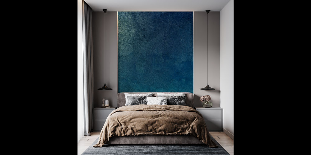 Lacivert Dokulu Duvar Kağıdı 5240