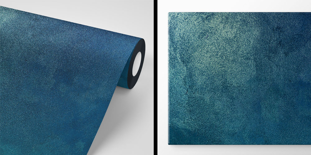 Lacivert Dokulu Duvar Kağıdı 5240