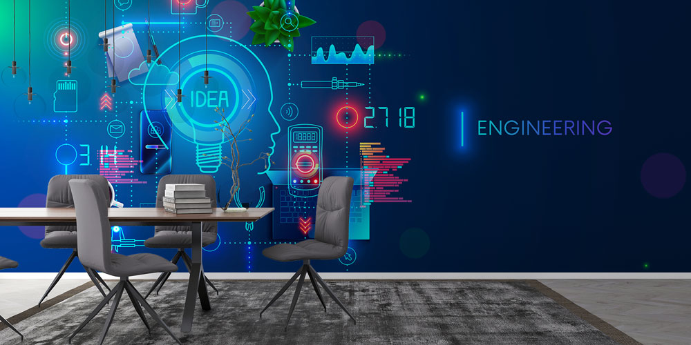 wallpaper-art-5469-02 Mühendislik ve Fikir Temalı Duvar Kağıdı - Modern Endüstri Dekoru 5469