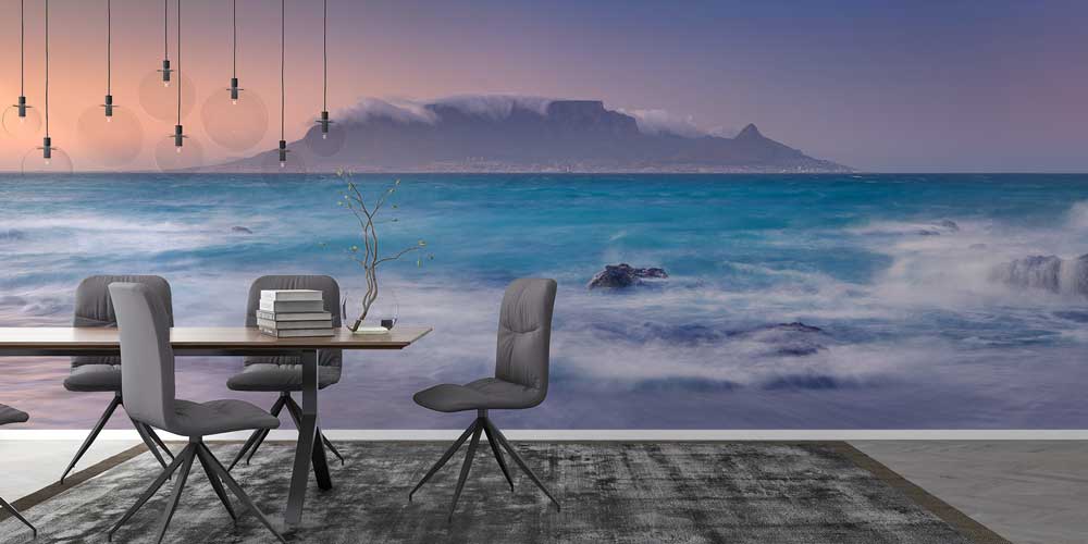 wallpaper-art-decor-africa-12779-03 Okyanus ve Dağ Silueti Duvar Kağıdı 12779