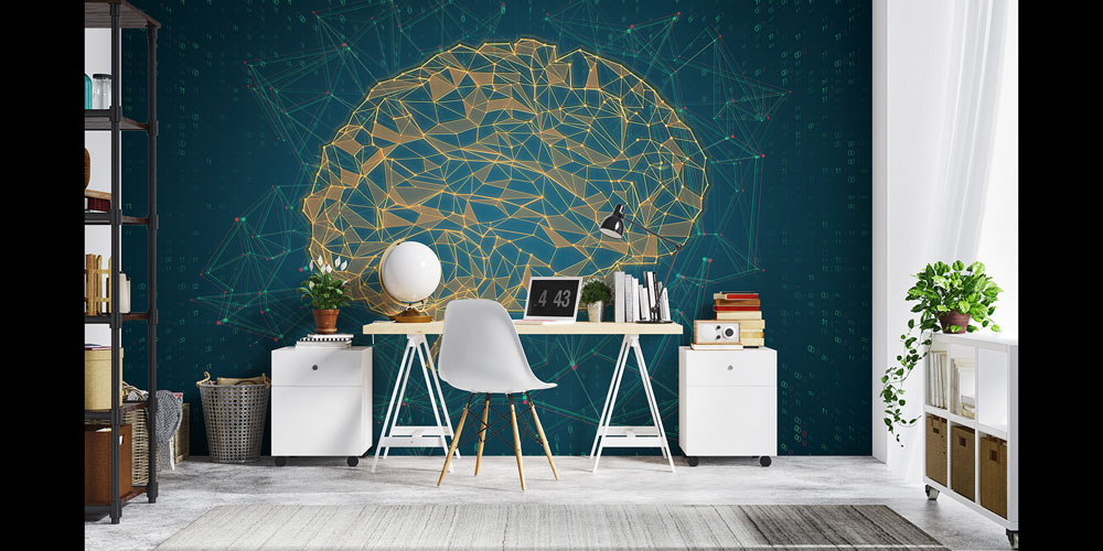 wallpaper-design-office-5346-01 Yapay Zeka Beyin Tasarımlı Duvar Kağıdı 5346