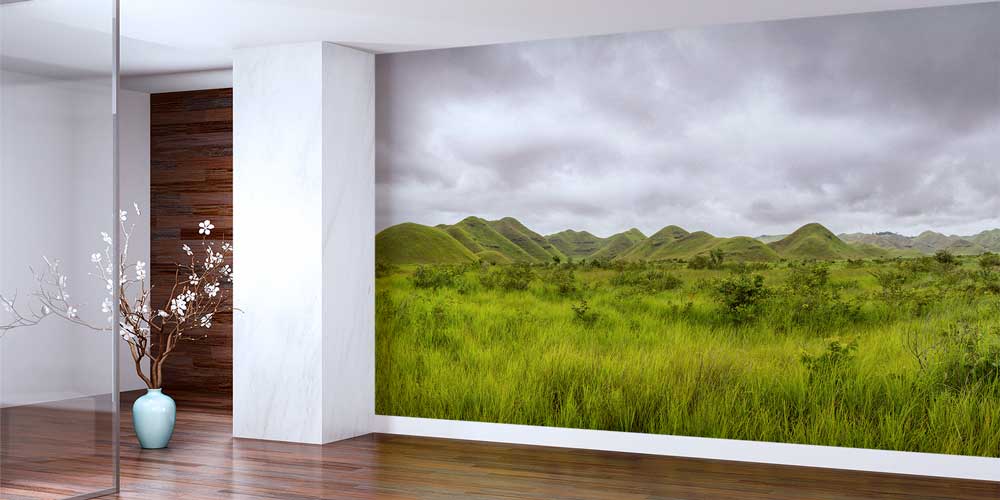 Yeşil Tepeler ve Doğa Manzarası Duvar Kağıdı 12789