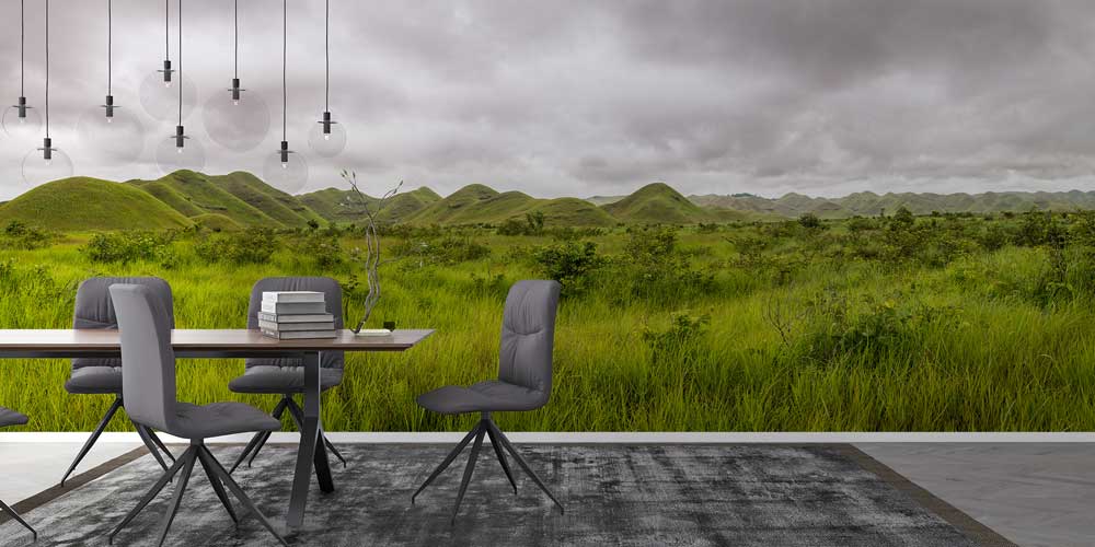 Yeşil Tepeler ve Doğa Manzarası Duvar Kağıdı 12789