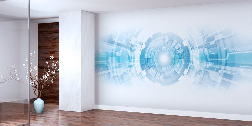 wallpaper-wall-art-5472-01 Mavi Beyaz Teknoloji ve Endüstri Temalı Duvar Kağıdı 5472