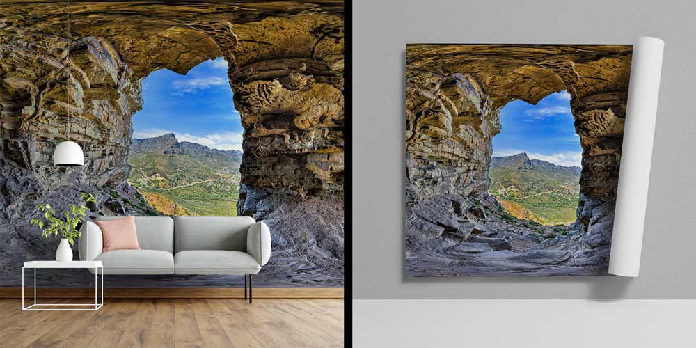 Kayalık Mağara Manzarası Duvar Kağıdı 12783