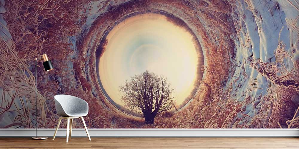 Optik Manzara Tüneli Duvar Kağıdı 12936