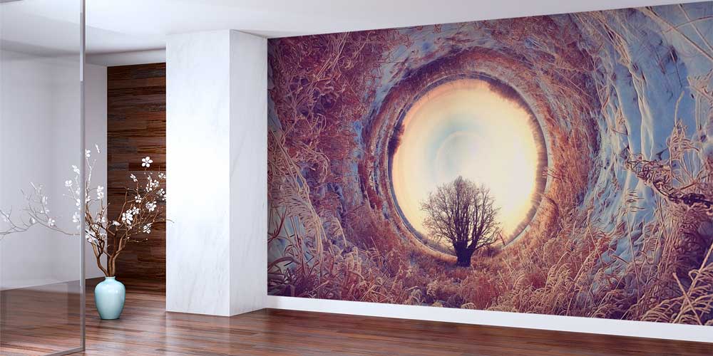 Optik Manzara Tüneli Duvar Kağıdı 12936