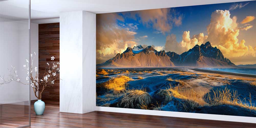 Vestrahorn Dağ Manzaralı Duvar Kağıdı 12992