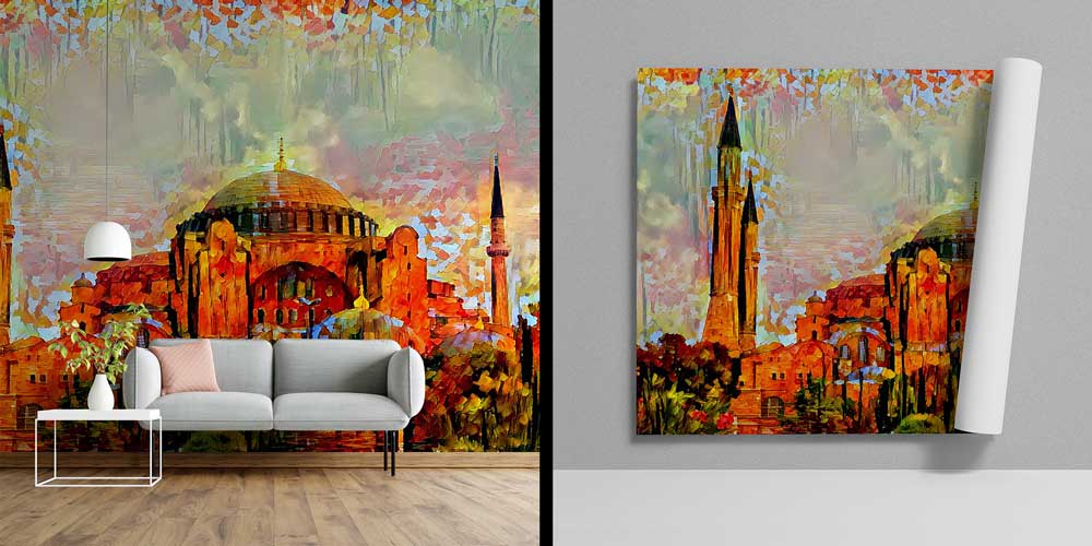 Ayasofya Sanatsal Yorum Duvar Kağıdı 11552