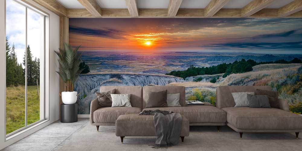 Gün Batımı Panorama Duvar Kağıdı 12802