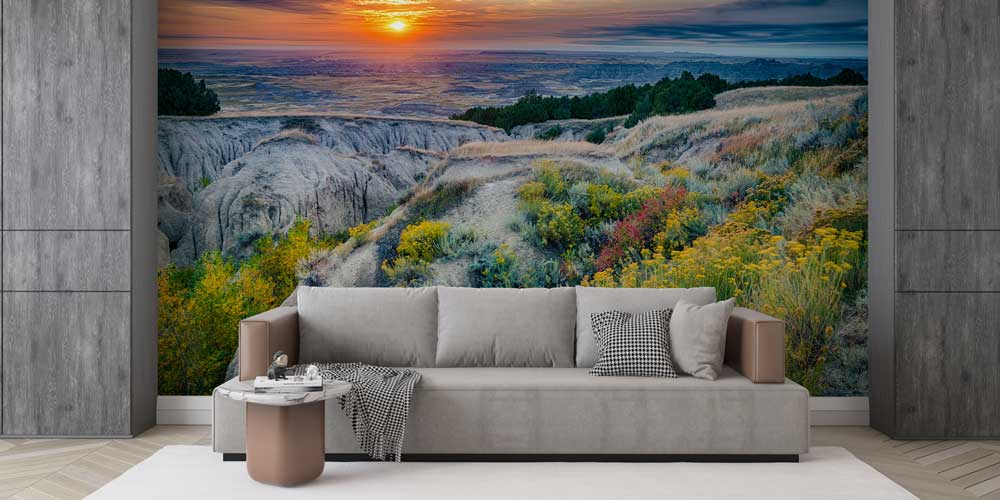 Gün Batımı Panorama Duvar Kağıdı 12802