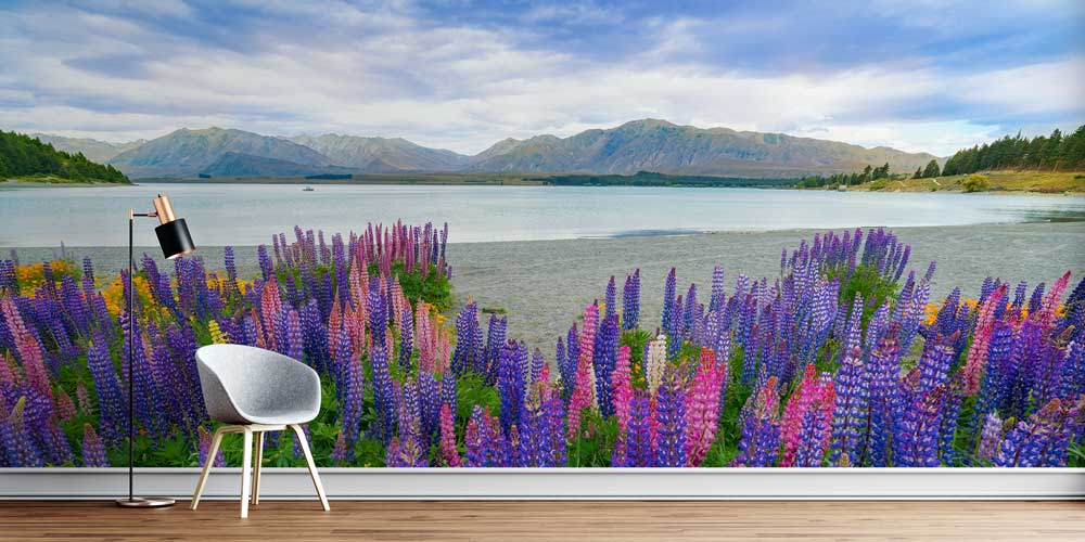 Dağ Gölü Çiçekleri Duvar Kağıdı 12968