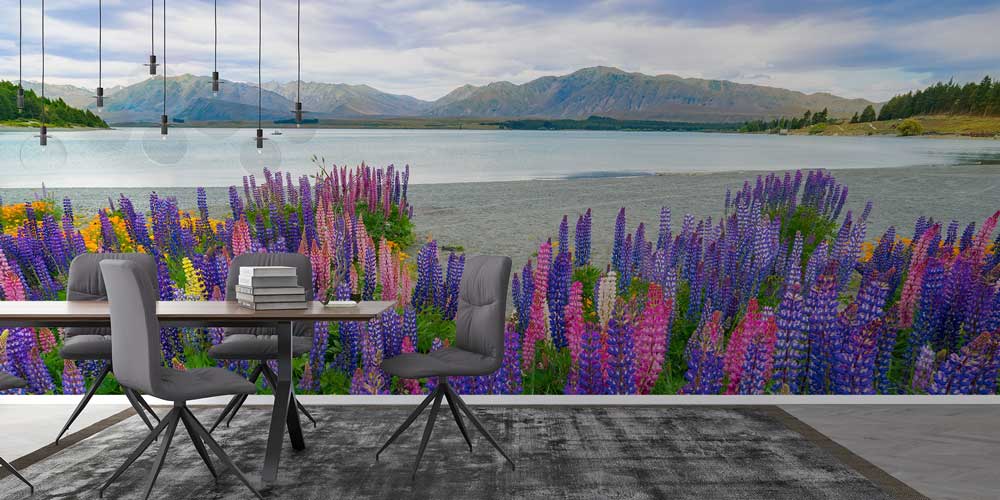Dağ Gölü Çiçekleri Duvar Kağıdı 12968