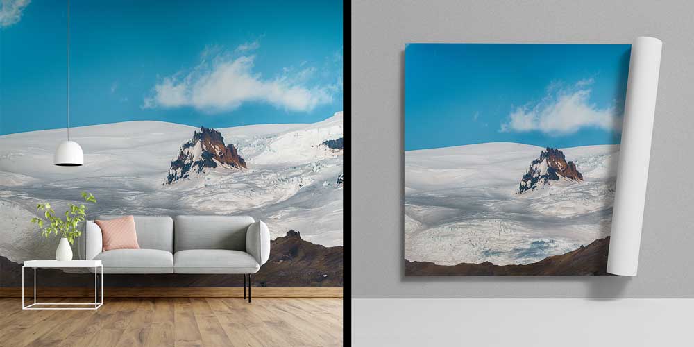 wallpaper-wall-decor-13068-03 Buzul ve Karla Kaplı Dağlar Duvar Kağıdı 13068