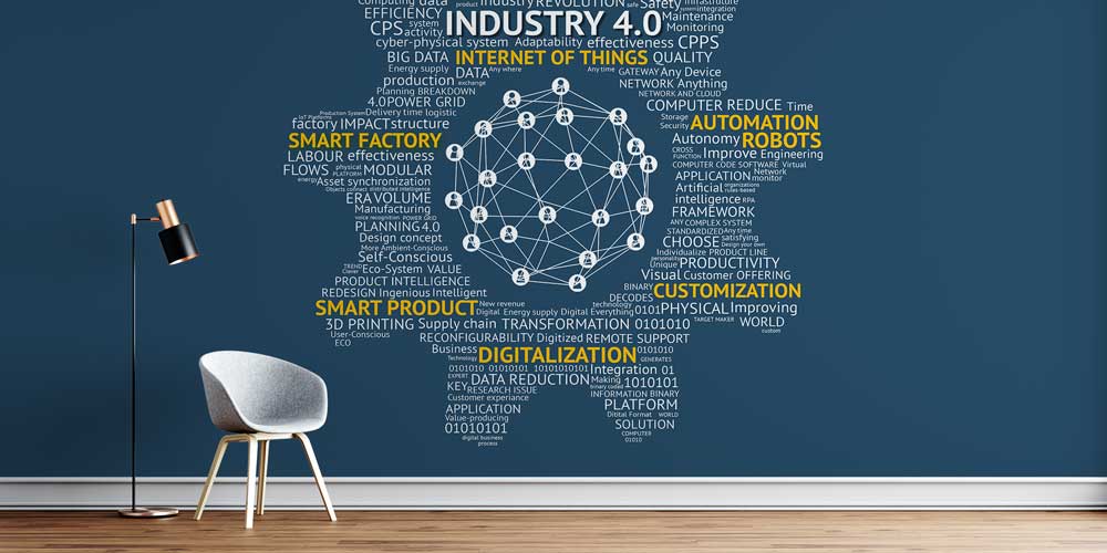 Industry 4.0 ve Dijitalleşme Temalı Duvar Kağıdı 5465