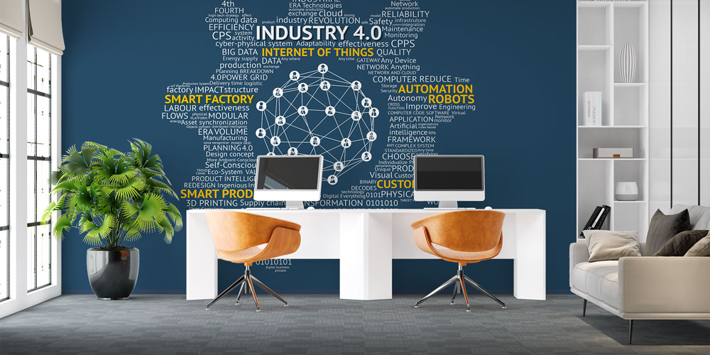 Industry 4.0 ve Dijitalleşme Temalı Duvar Kağıdı 5465