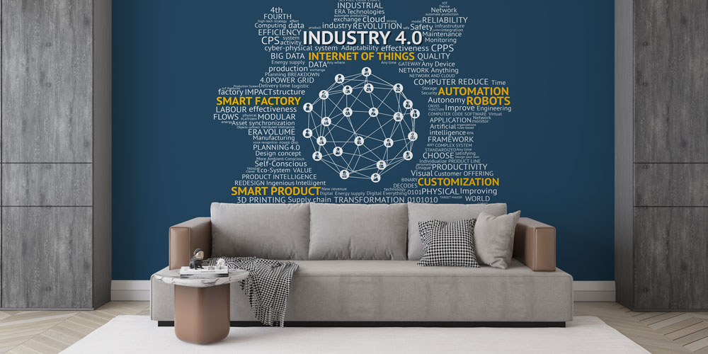 Industry 4.0 ve Dijitalleşme Temalı Duvar Kağıdı 5465