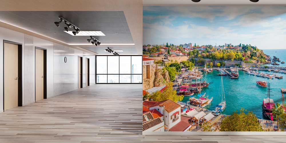 wallpaper-wall-decoration-11534-03 Tarihi Liman ve Kale Manzaralı Duvar Kağıdı 11534