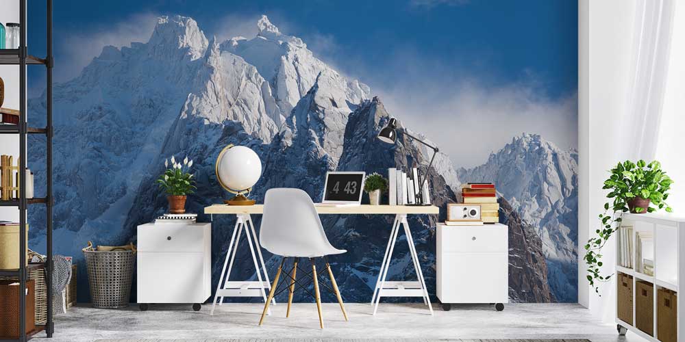 Karlı Dağ Zirveleri Duvar Kağıdı 12930