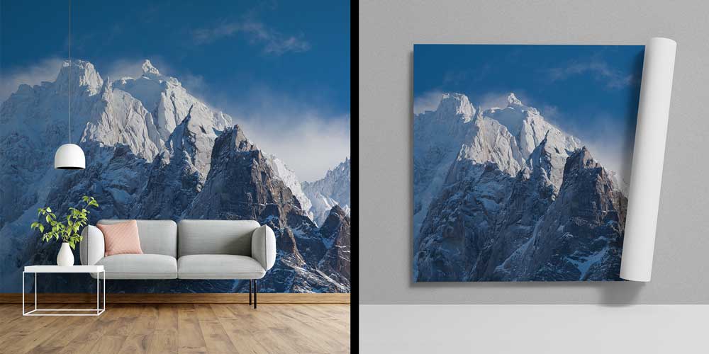 Karlı Dağ Zirveleri Duvar Kağıdı 12930