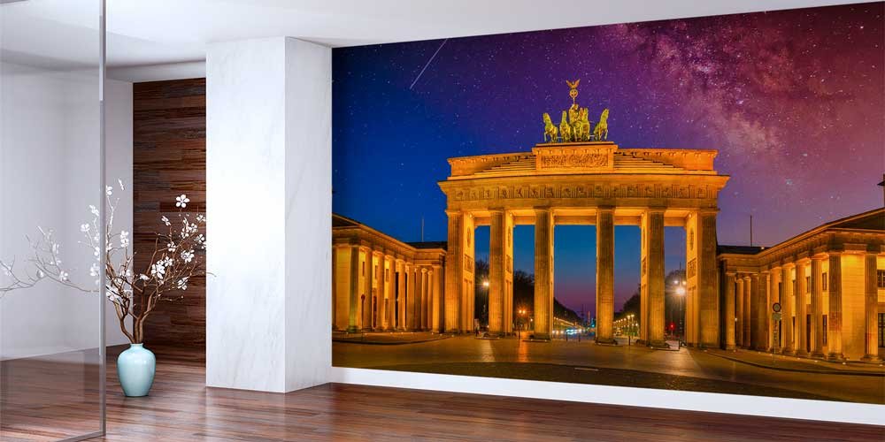 Berlin Brandenburg Kapısı Gece Manzarası Duvar Kağıdı 13127