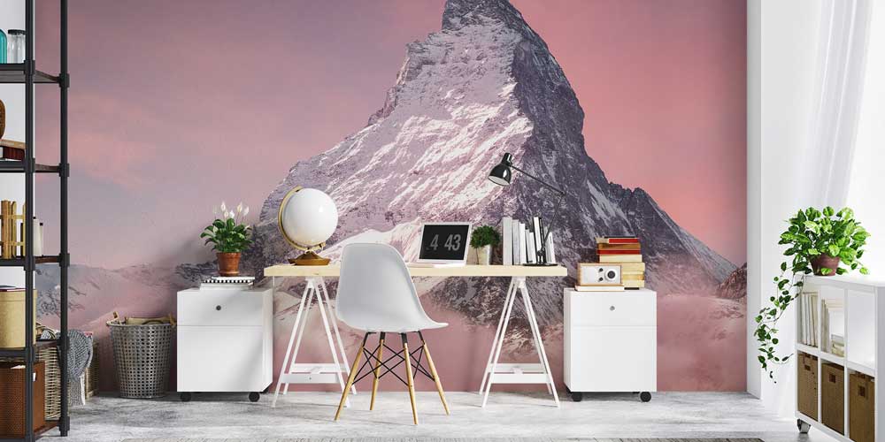 Matterhorn Dağı Gün Batımı Manzarası Duvar Kağıdı 13141
