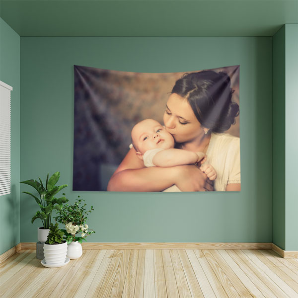 Anne Sevgisi Öpücüğü Duvar Örtüsü 8393