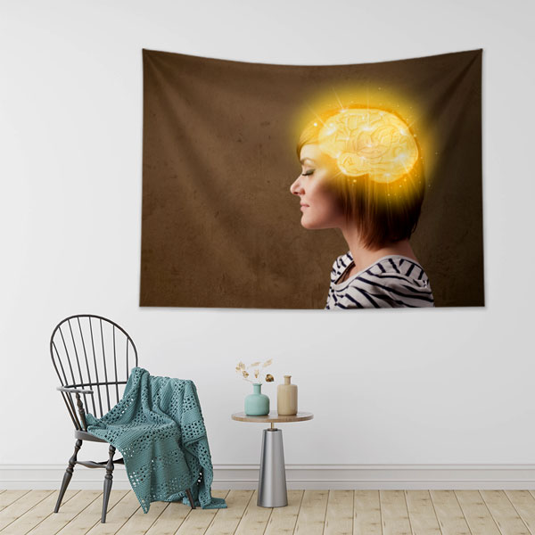 Aydınlanan Zihin Duvar Örtüsü 8403
