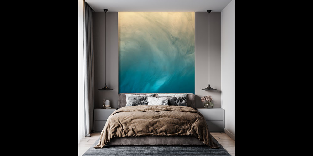 work-place-wall-design-7423-06 Soyut Duman Efektli Duvar Kağıdı 7423