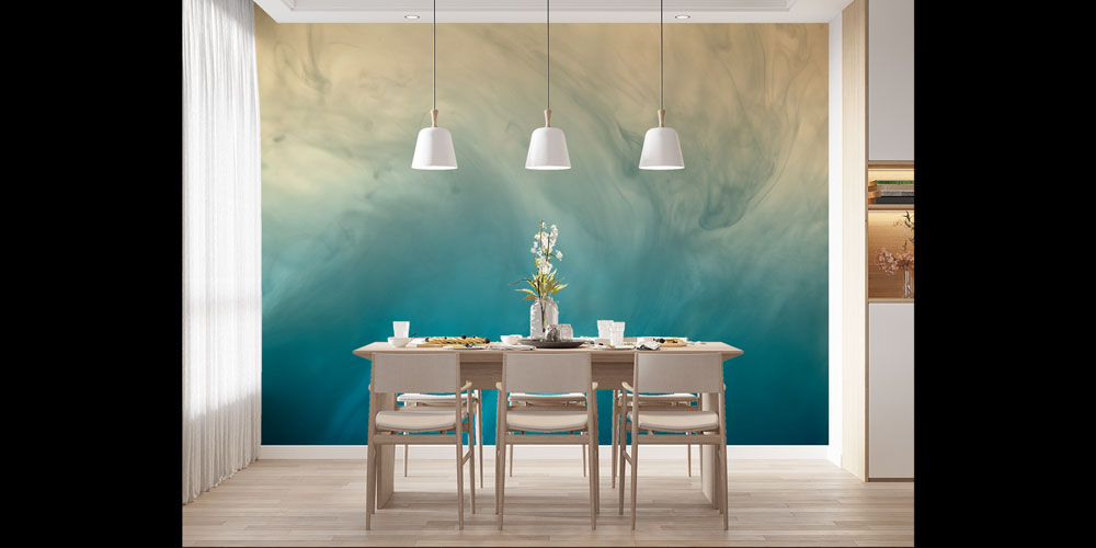 work-place-wall-design-7423-07 Soyut Duman Efektli Duvar Kağıdı 7423