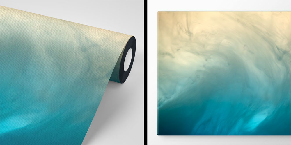 work-place-wall-design-7423-08 Soyut Duman Efektli Duvar Kağıdı 7423