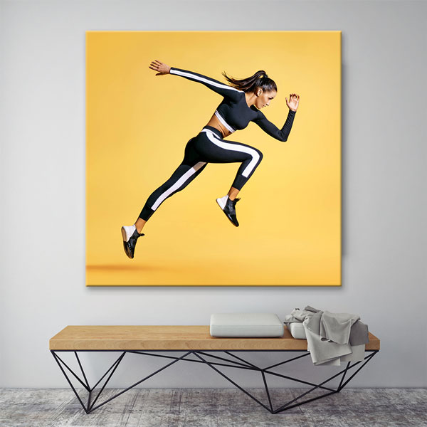 Dynamic Fitness Woman Kanvas Tablo – 5808