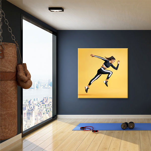 Dynamic Fitness Woman Kanvas Tablo – 5808