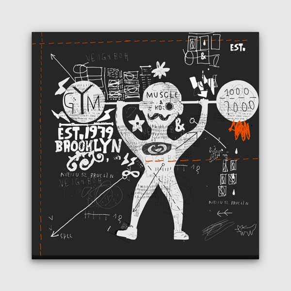 Urban Gym Art Kanvas Tablo – 5816