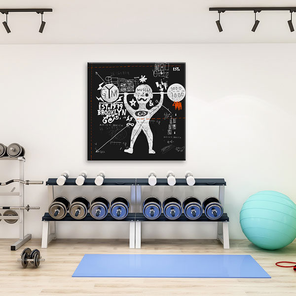 Urban Gym Art Kanvas Tablo – 5816
