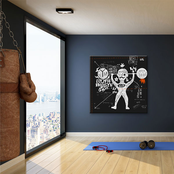 Urban Gym Art Kanvas Tablo – 5816